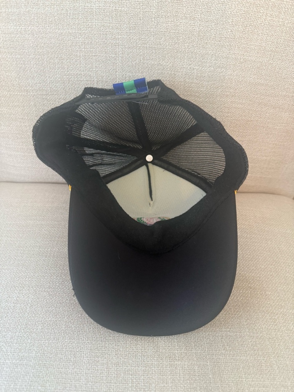 Danzy Black Logo Trucker Hat - Picture 6 of 7